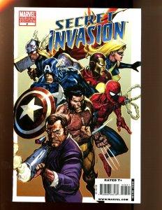 SECRET INVASION #8 VARIANT LEINIL FRANCIS YU COVER + INTERIOR (9.2) 2009