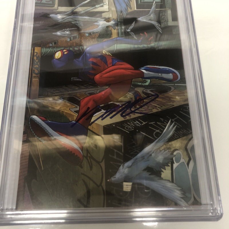 Spider-Man (2023) #7 (CGC 9.8) Signed Ramos • Second Printing / Variant Cover