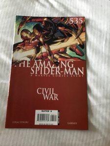 The Amazing Spider-Man #535 (2006) Super-High-Grade NM+ Civil War wow!