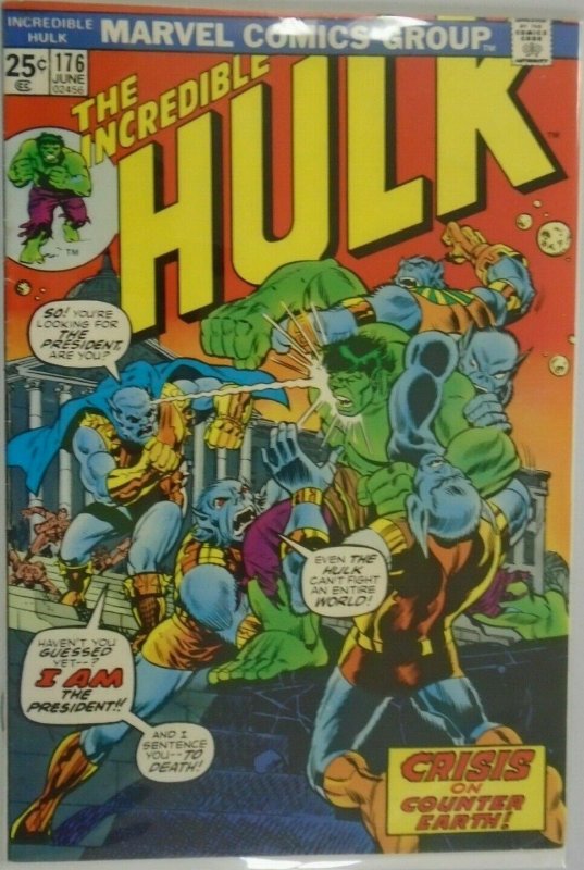 The Incredible Hulk #176 - 4.0 VG- 1974