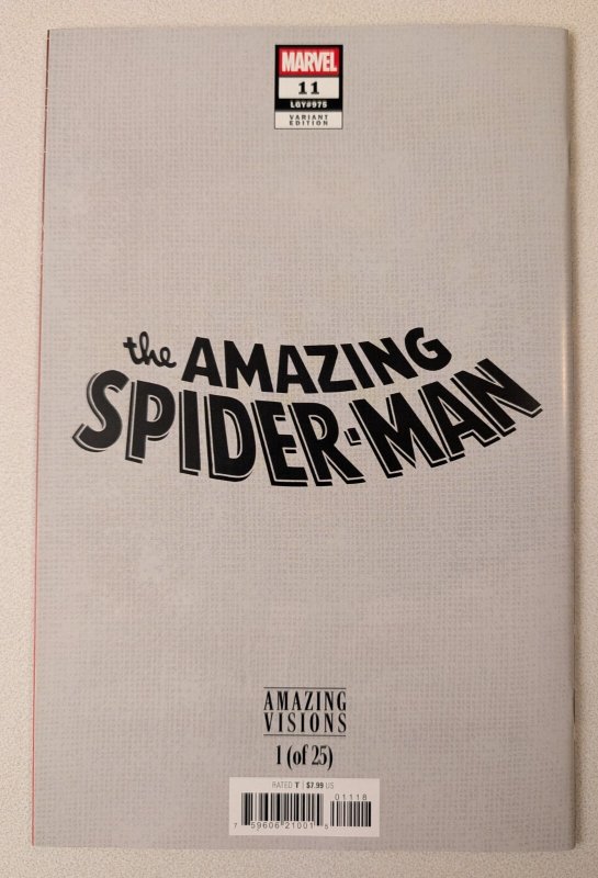 Amazing Spider-Man #11 1:100 NM Lee Bermejo Virgin Variant Marvel 2025