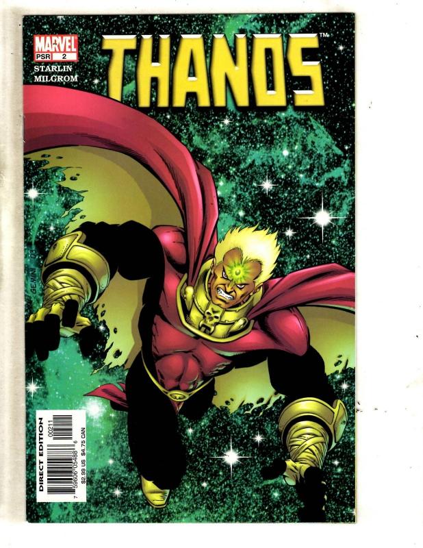 Lot Of 5 Thanos Marvel Comic Books # 2 3 4 5 6 Avengers Hulk Thor Iron Man MF10