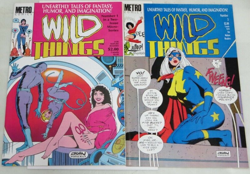 WILD THINGS (1986 ME) 1-3THE SET!