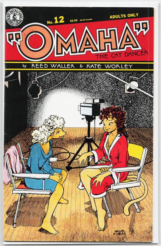 Omaha the Cat Dancer #12 (1989) Omaha the Cat Dancer