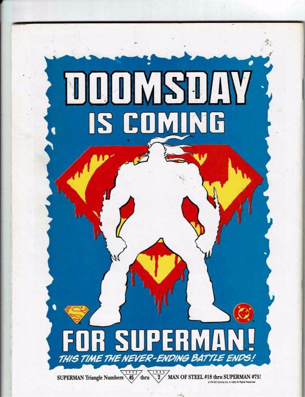 Comics Values Monthly Superman Memorial Issue Special Superman Poster Inclu J146