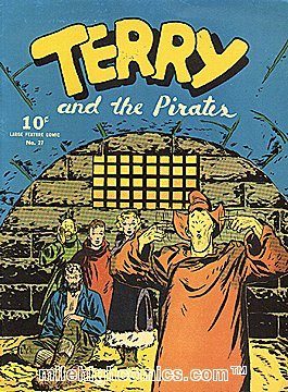 TERRY & THE PIRATES LARGE FEATURE COMIC (1939 Series) #27 REPRINT Very Good