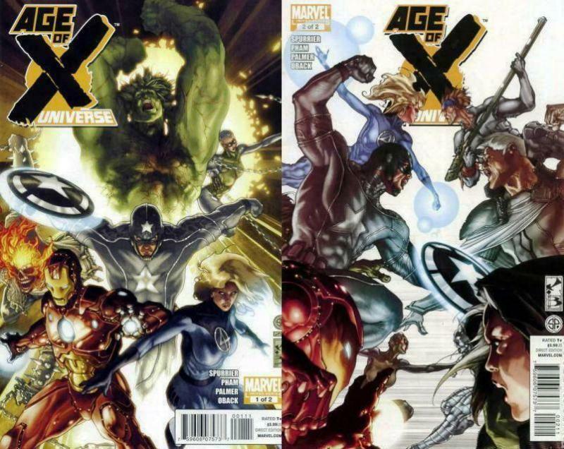 AGE OF X UNIVERSE (2011) 1-2  Mutants vs Avengers COMICS BOOK