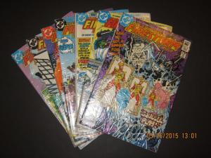 DC FIRESTORM Comics#18,21,24,25,27,28,29 VG/F(pos mixed lot diff series (SIC230)