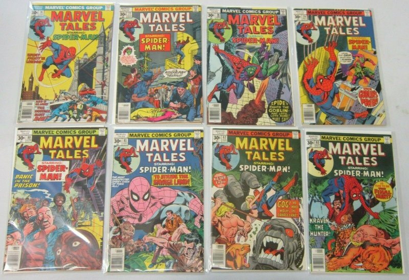 Marvel Tales starring:Spider-Man :#76-97 21 diff avg 5.0 range 4.0-6.0 (1977+78)