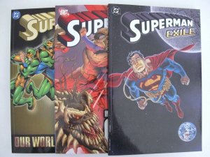 SUPERMAN TP/HC LOT (13 books, cover price) 