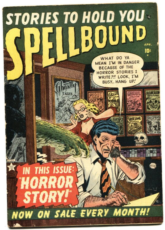 Spellbound #2 1952-Atlas-BILL EVERETT comic artist story/cover-tattoo-horror