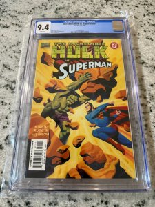 The Incredible Hulk Vs. Superman # 1 CGC Graded 9.4 Marvel DC Comic Book JH29