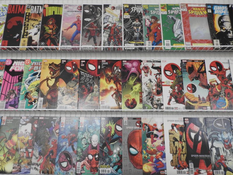 Huge Lot of 210+ Comics W/ Spider-Man, Batman, Deadpool. Avg. VF Condition