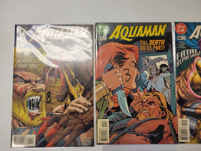 3 Aquaman DC Comic Books #40 41 42 75 TJ17