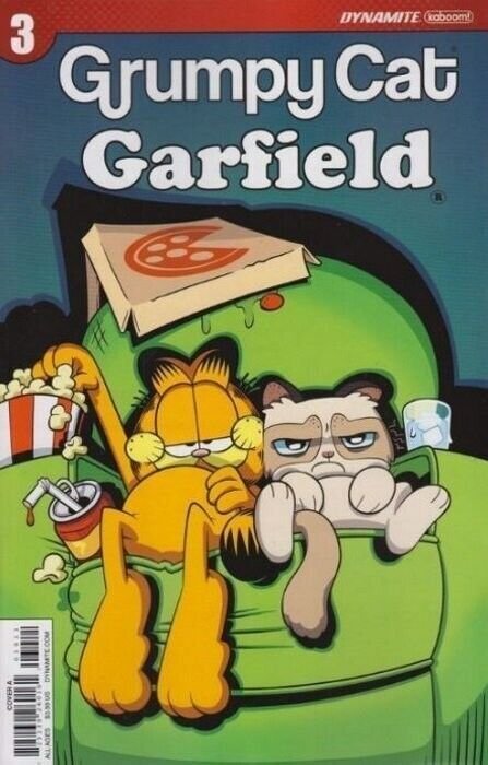 GRUMPY CAT GARFIELD #1 -3 COMPLETE SERIES OF 24 COVERS INCLUDING SIGNED COVER.