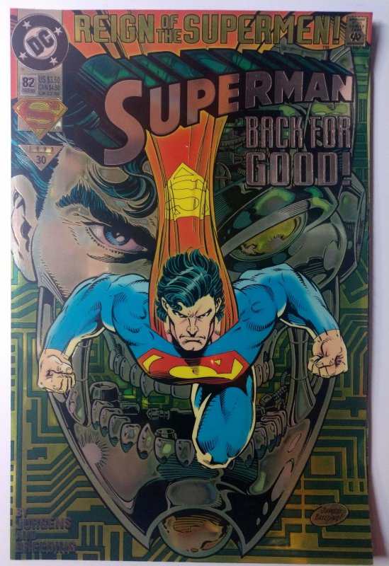 Superman #82 (9.4, 1993) Foil Variant