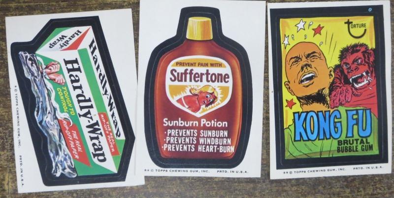 TOPPS WACKY PACKAGES-- 8th SERIES , MISSING THREE! 15 Doubles!