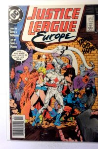 Justice League Europe #3 1989 DC Newsstand Power Girl Captain Atom Flash Comic