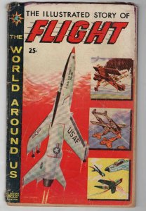 World Around Us #8 Flight VINTAGE 1959 Gilberton Comics