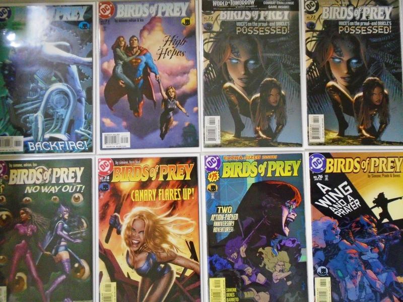 Birds of Prey lot from:#2-115 + Specials, 81 Different, 8.0 VF (1999-2006)