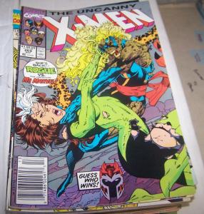 Uncanny X-Men #269 marvel 1990 rogue vs ms marvel + magneto