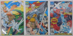 X-Force Lot of 3 #6, 9, 10 (1992) Marvel Comics 1st Print Comic Books