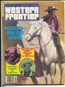 Western Frontier 11/1979-Tom Mix-soldier Of Fortune-Deadwood Dick, pulp hero-... 