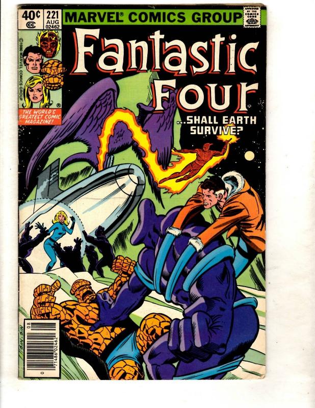 12 Fantastic Four Comics # 214 215 219 221 250 259 260 347 348 349 351 352 DJ1