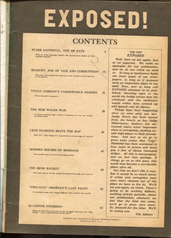 Exposed 1930's-Al Capone-Legs Diamond-bondage-fleshpots-scandal-exploitation-VG