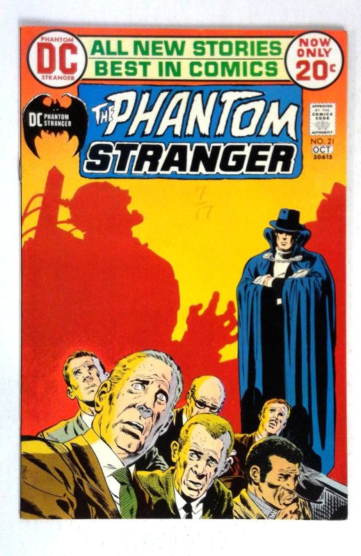 Phantom Stranger #21 comic book mysterious cloak DC (1972) VF