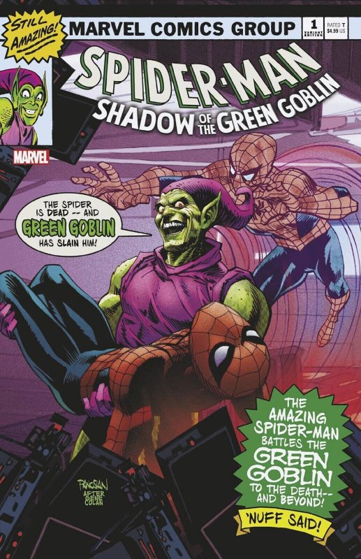 Spider-man Shadow of the Green Goblin #1 Vampire Variant Comic Book 2024 Marvel
