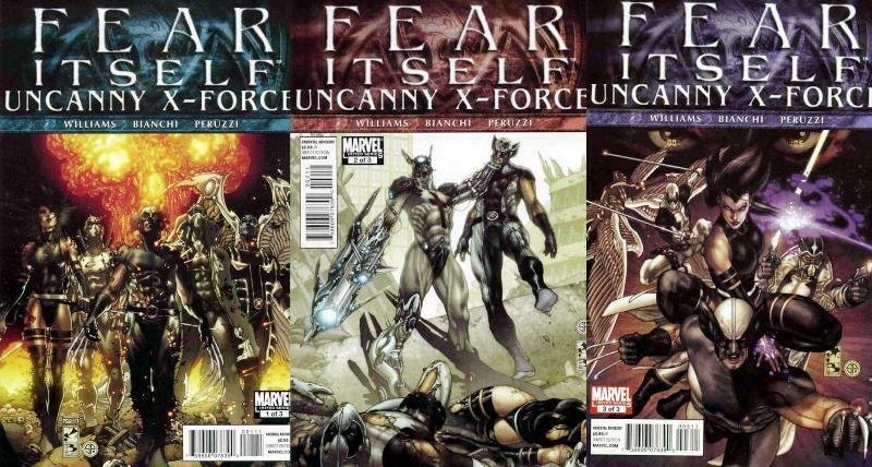 FEAR ITSELF UNCANNY X FORCE (2011) 1-3  Wolverine & co COMICS BOOK