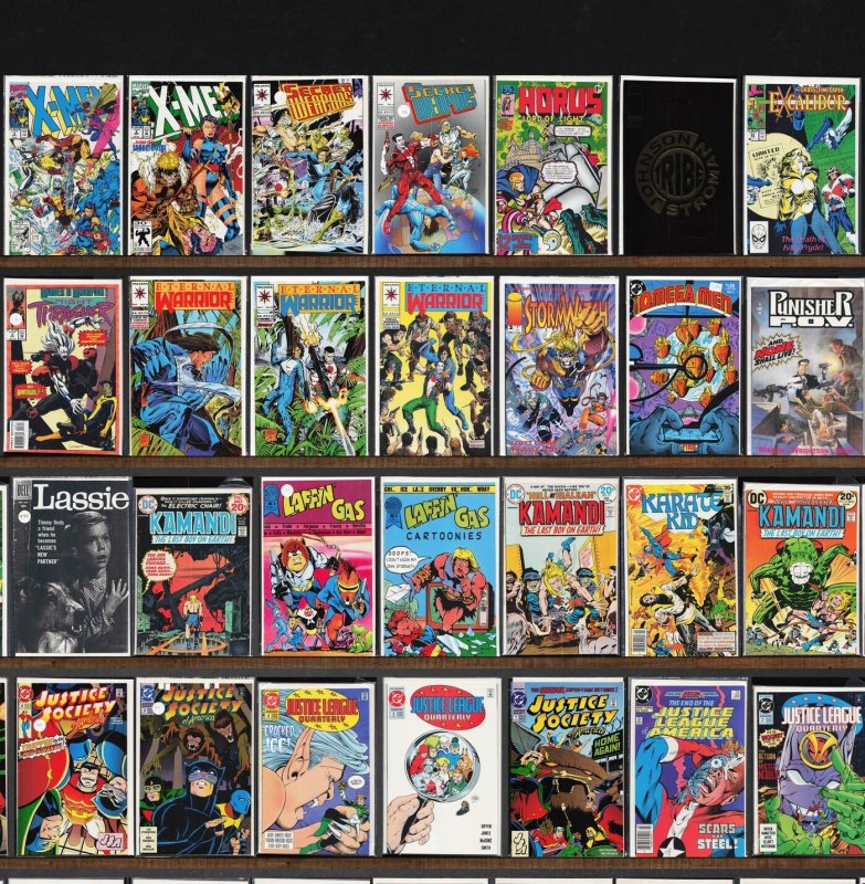 Huge Lot 150+ Comics with Eternal Warrior, X-Men, The Punisher: P.O.V. & More!