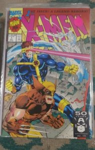 X MEN # 1 1991 marvel Jim  lee wolverine  ICEMAN CYCLOPS COVER