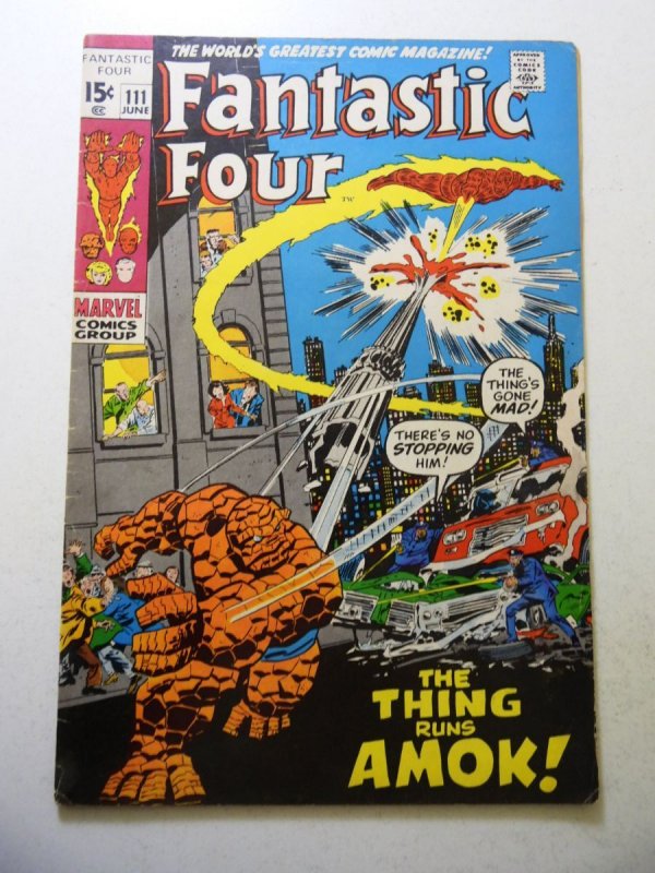 Fantastic Four #111 (1971) FN Condition