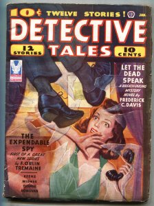 Detective Tales January 1944-Raphael DeSoto-Rare Pulp Magazine