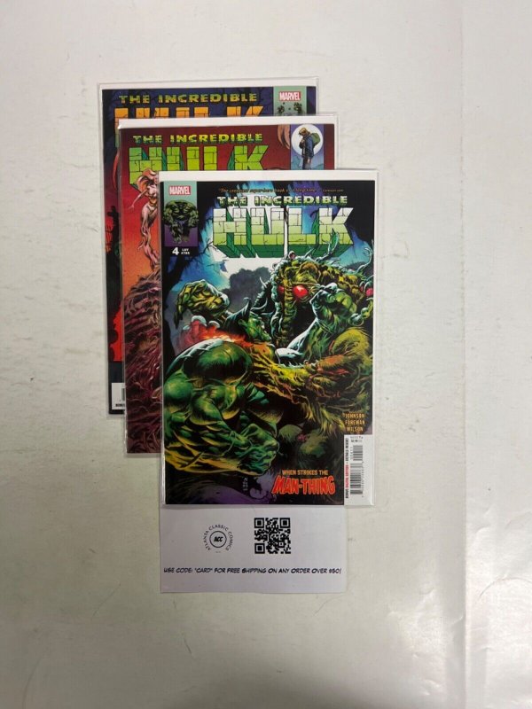 3 Hulk Marvel Comic Books # 4 5 6 Avengers Defenders Iron Man Thor 26 JS63