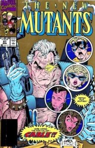 New Mutants #87 2nd Print Gold Ink Cover McFarlane Marvel 1990 EB122
