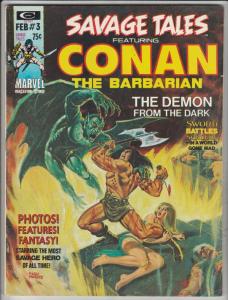 Savage Tales #3 (Feb-74) VF+ High-Grade Conan the Barbarian