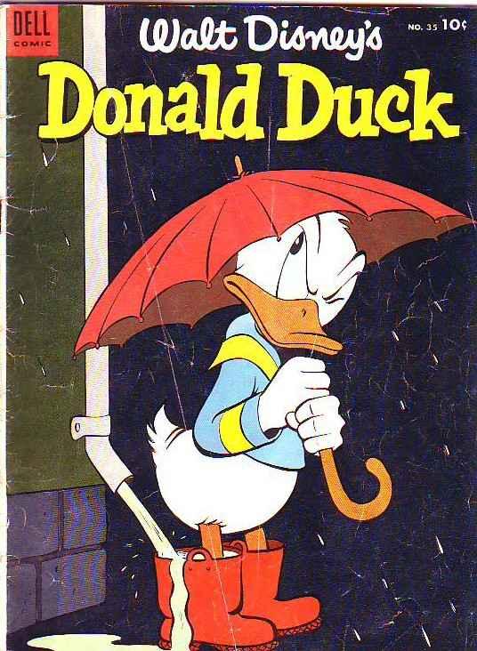 Donald Duck #35 (Jun-54) GD Affordable-Grade Donald Duck