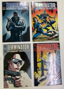 Terminator Secondary Objectives set #1-4 Dark Horse 4 pieces 8.0 VF (1991)