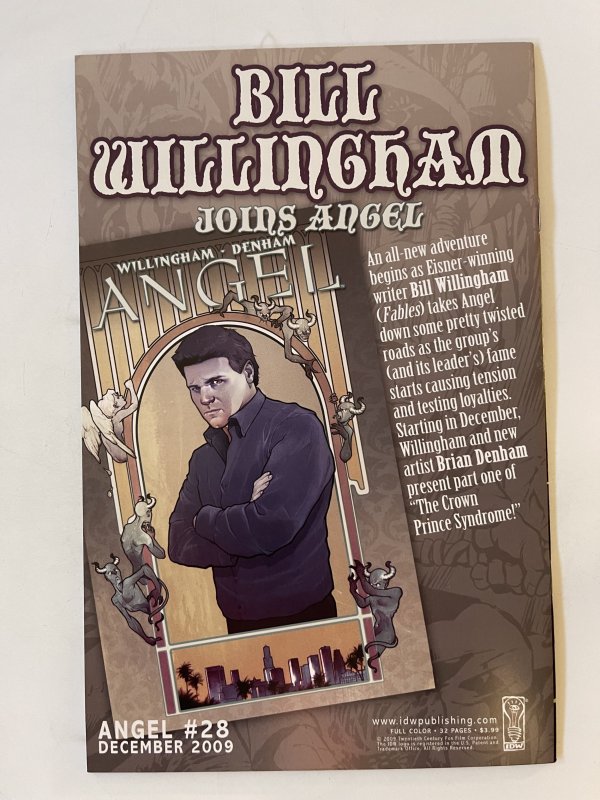 Angel: Only Human #3 - VF+ (2009)