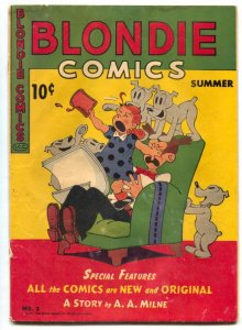Blondie Comics #2 1947- AA Milne- Golden Age G-