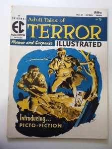 Terror Illustrated #2 (1956) VG Condition 1/4 spine split