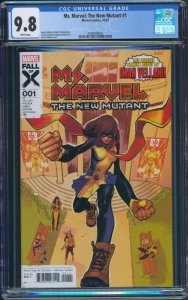 Ms. Marvel: The New Mutant #1 CGC 9.8 Sara Pichelli Cover A Marvel 2023 HD Scans