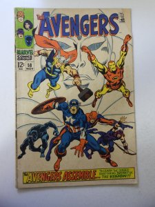The Avengers #58 (1968) 2nd App of Vision! GD Condition