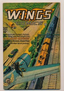 Wings Comics (1940) #68 FN+ and #69 FN Clipper Kirk becomes the Phantom Falcon