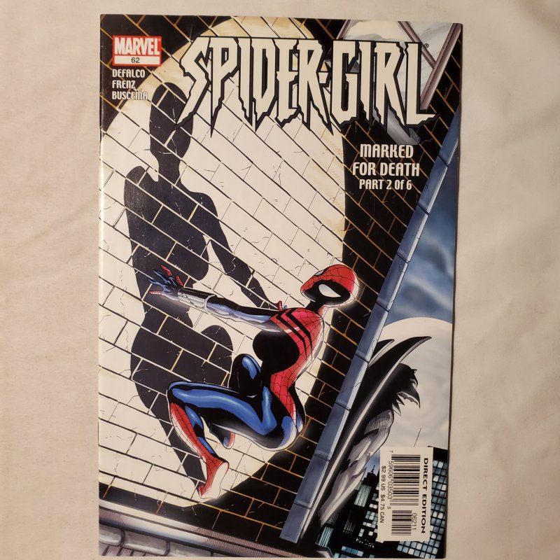 Spider-Girl 62 Very Fine Cover by Tom DeFalco