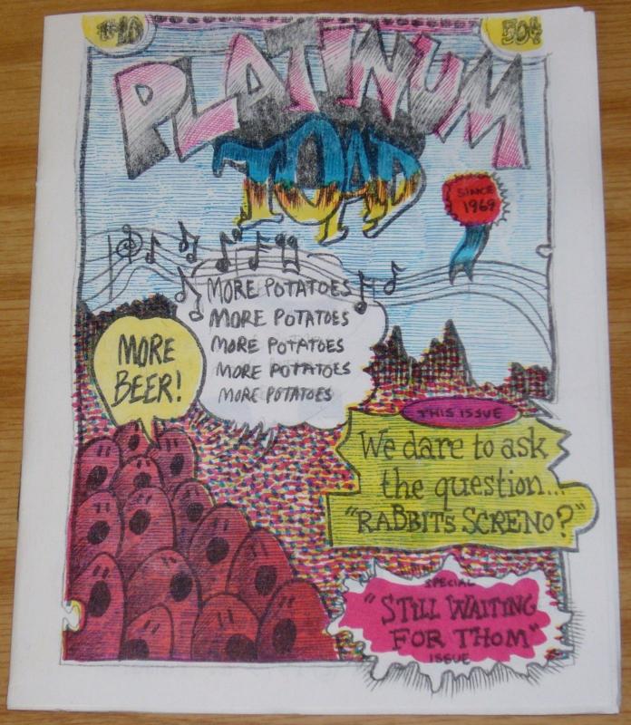 Platinum Toad #10 VF underground comix  signed & numbered by romero (#36 of 250)