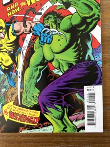 Incredible Hulk Facsimile Edition #181C NM ~ 1st Appearance Of Wolverine.